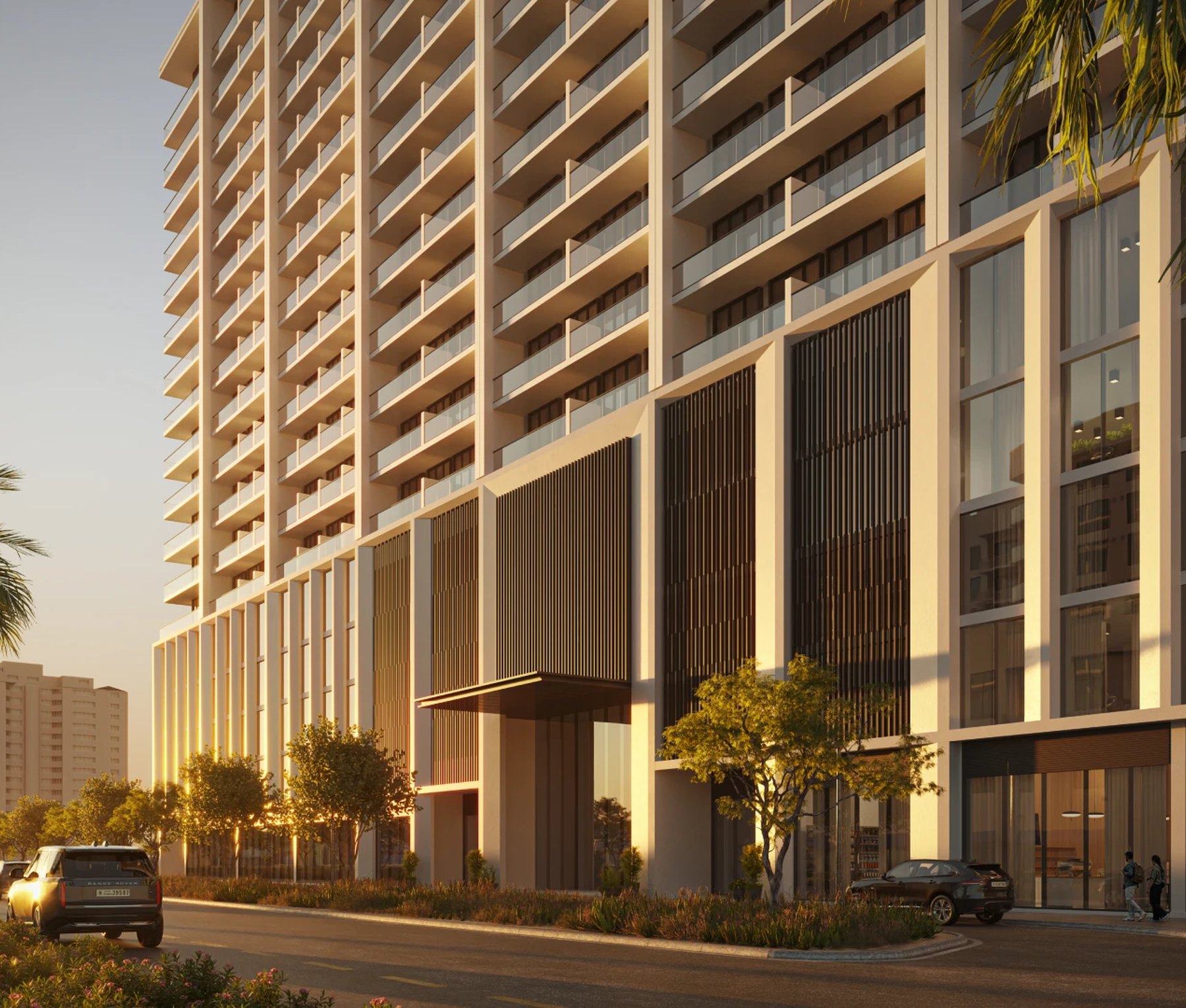 Amberhall at street level, Jumeirah Village Circle
