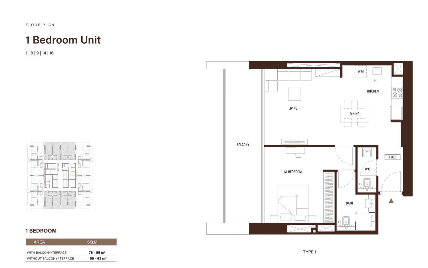 1 Bedroom
