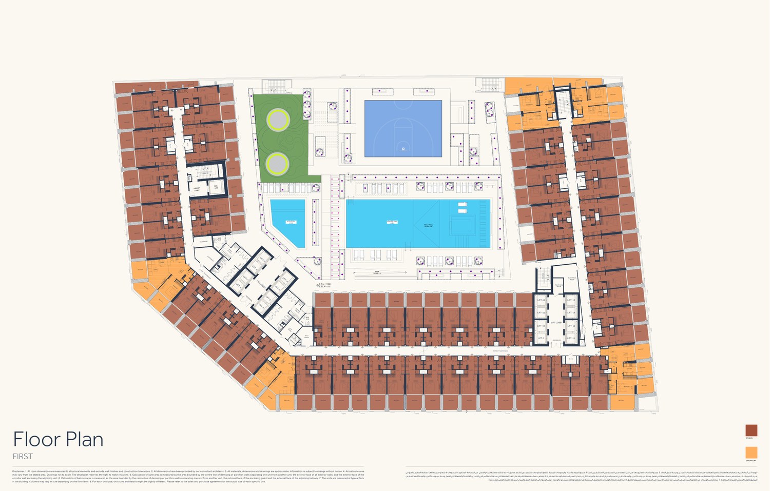 Amenity Level · First Floor