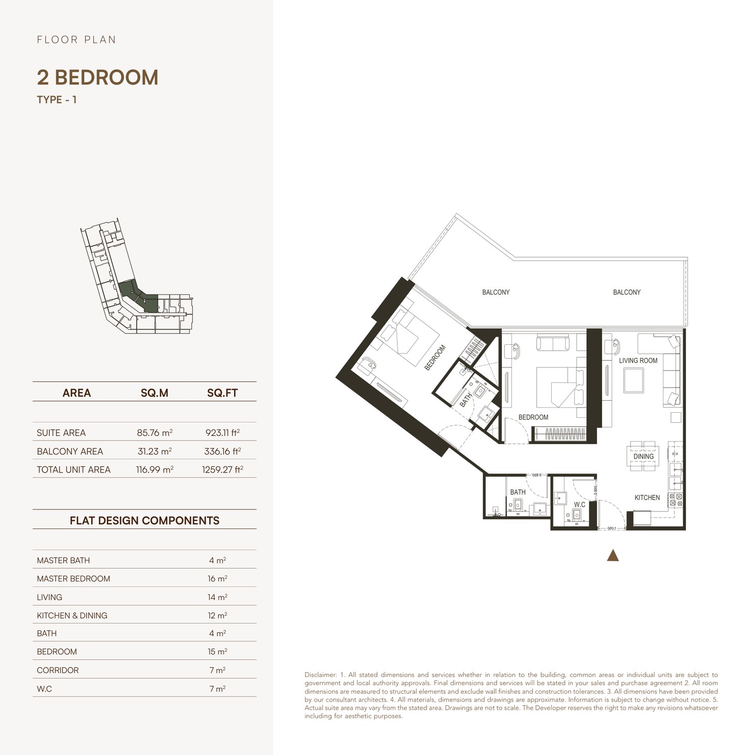 2 Bedroom