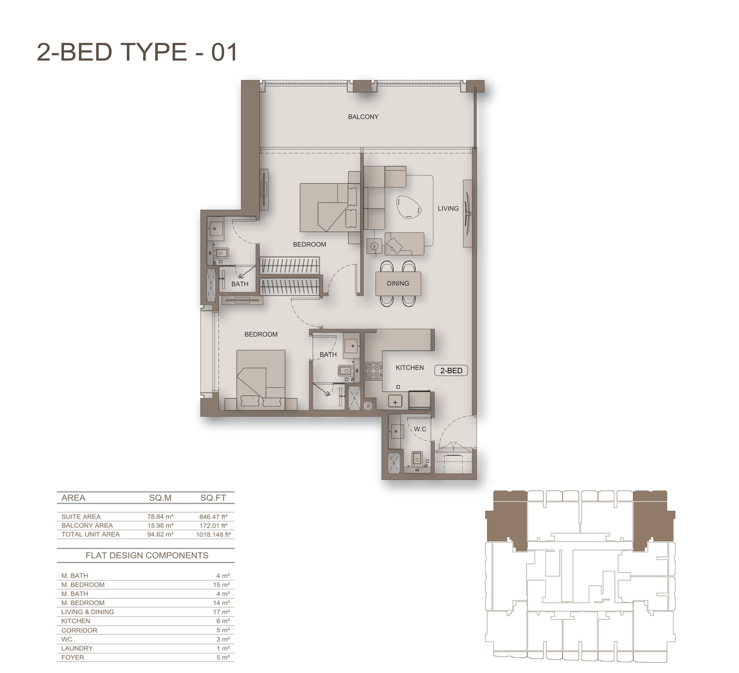 2 Bedroom