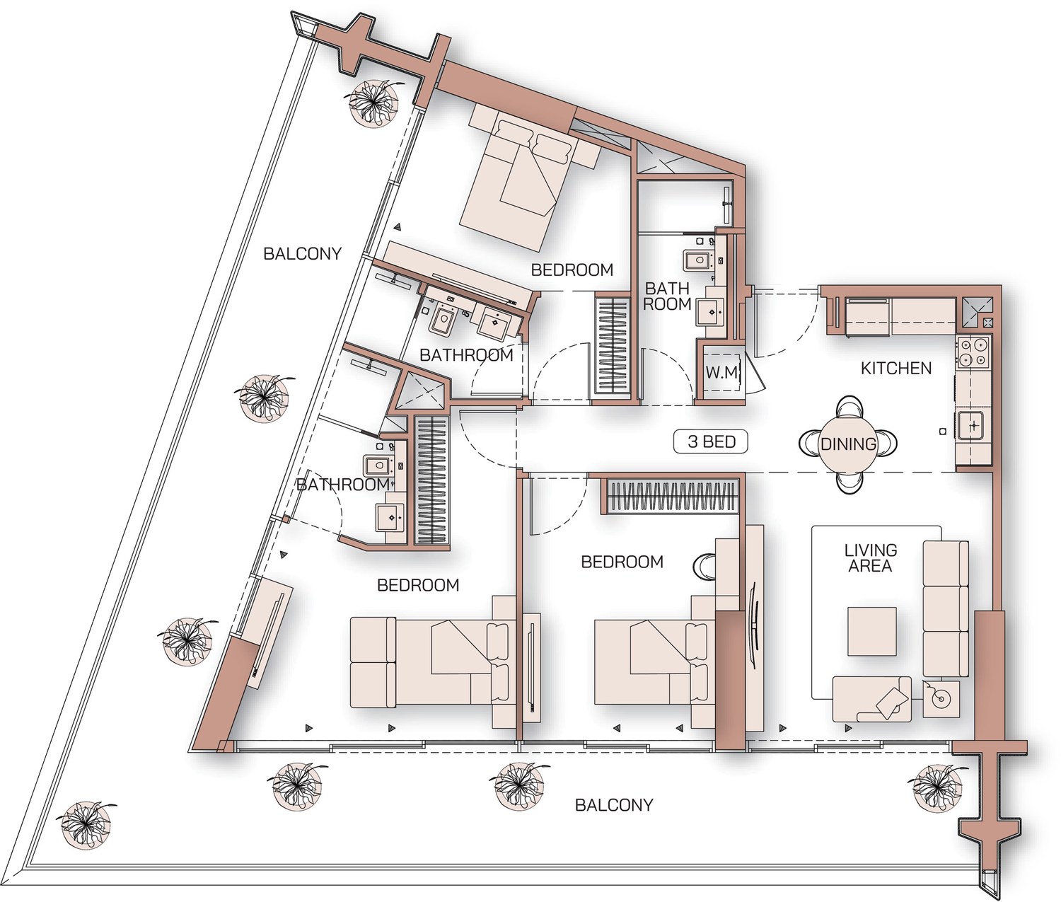 Three Bedroom