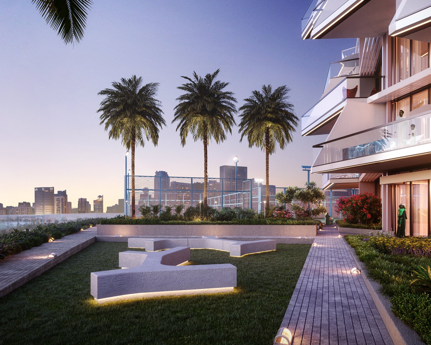 Landscaped Deck