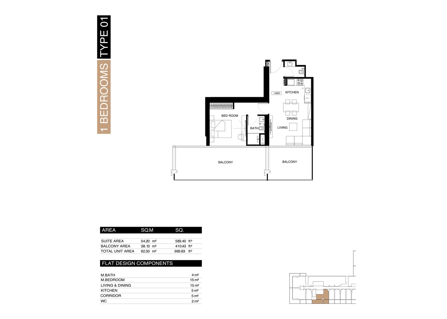 1 Bedroom