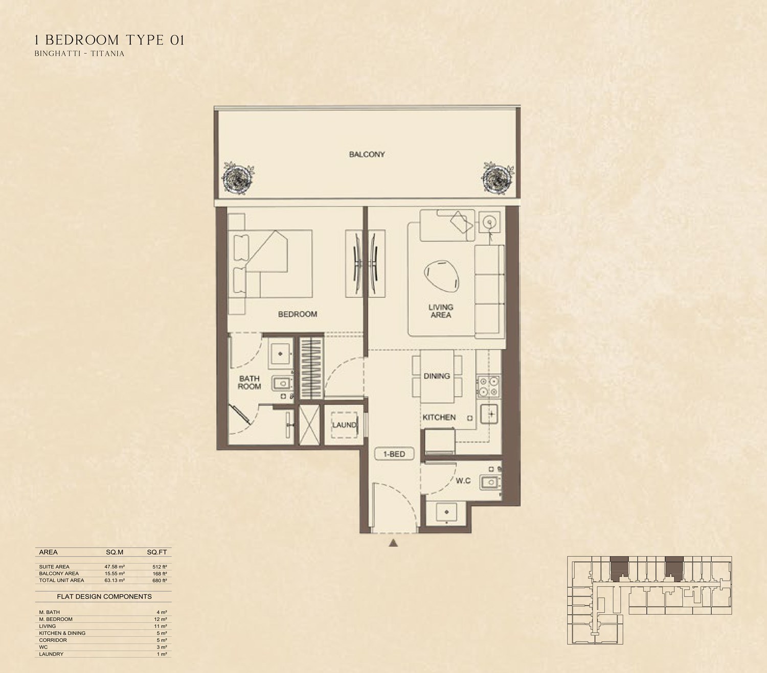 1 Bedroom