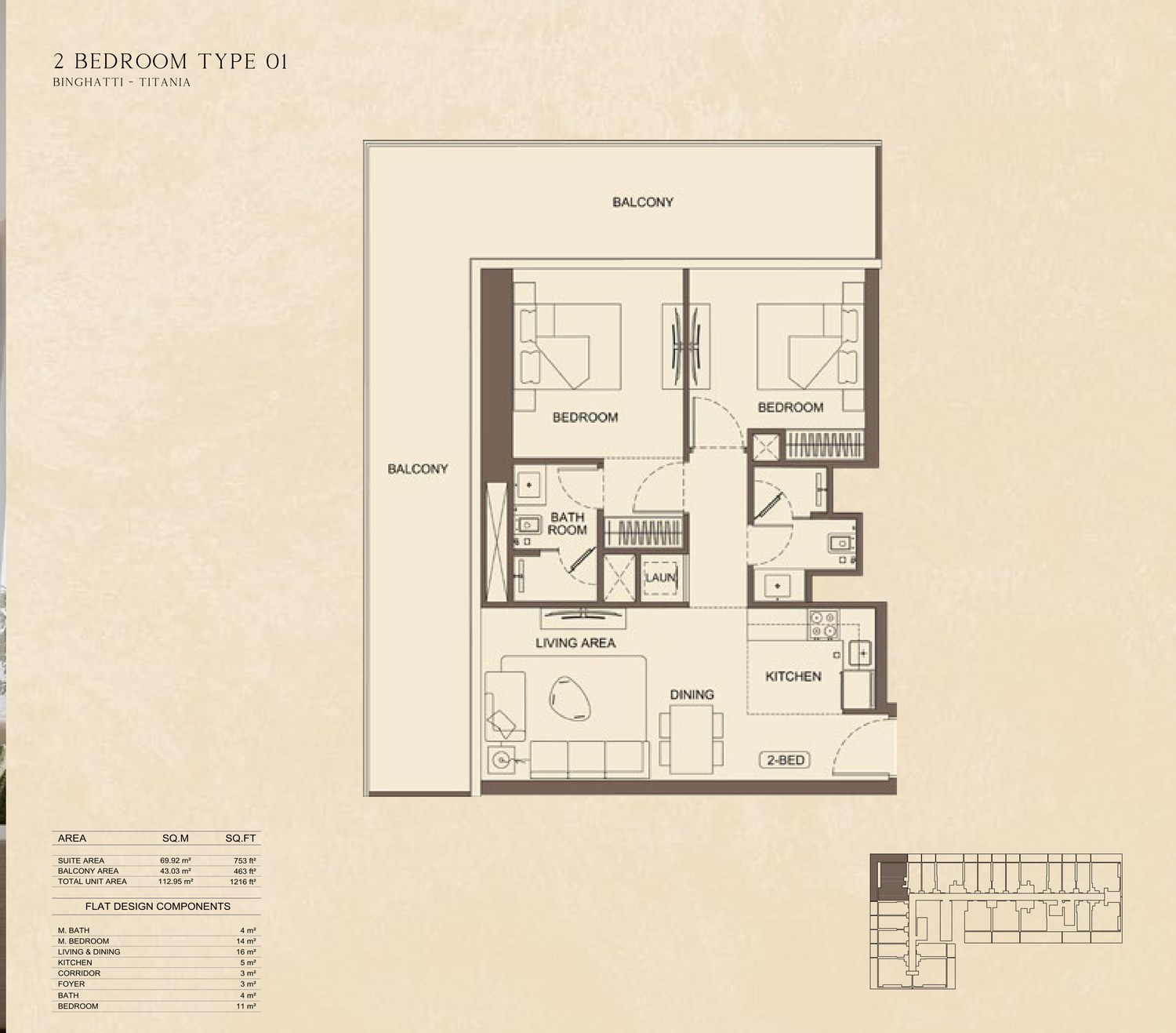 2 Bedroom