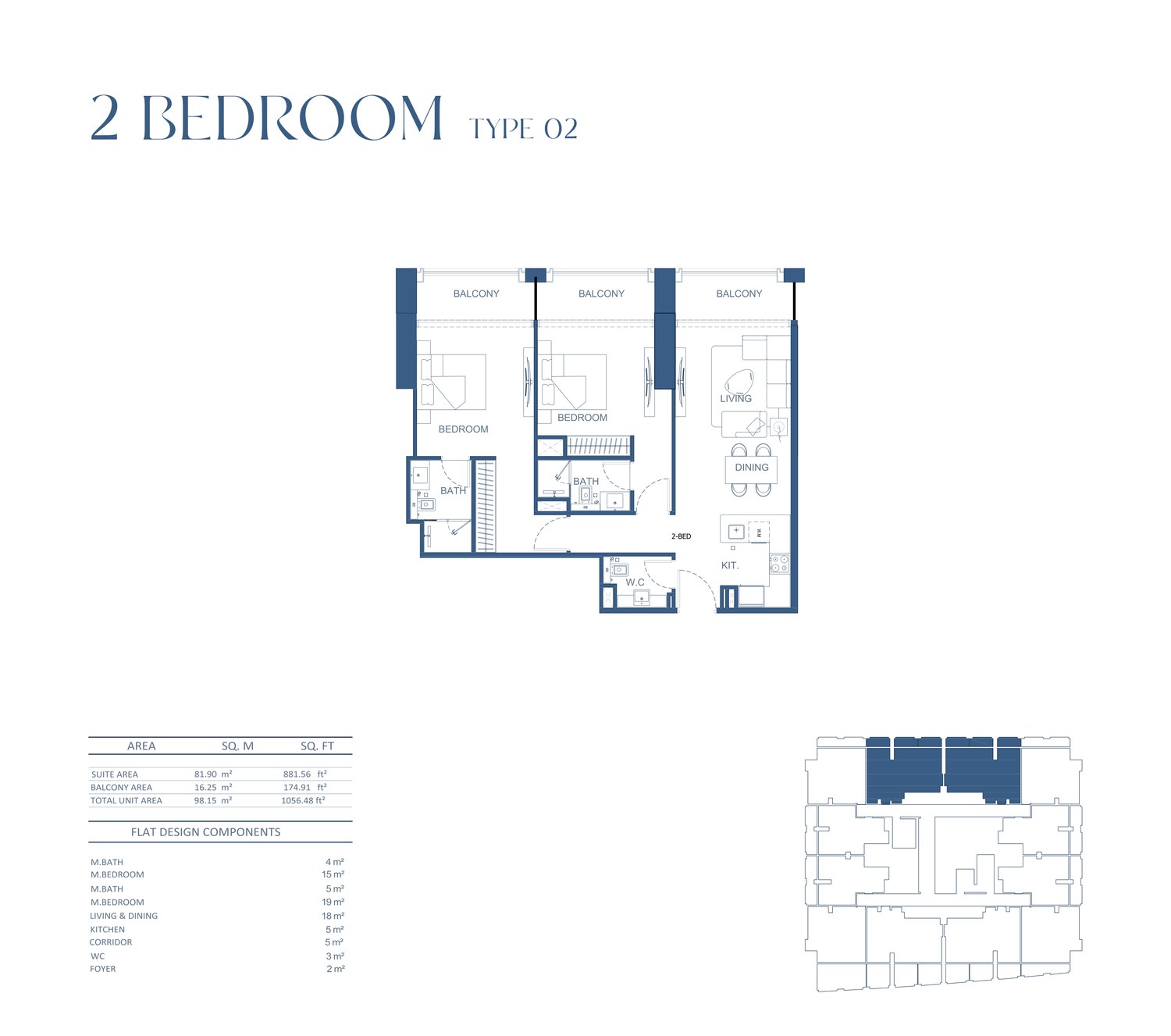 2 Bedroom