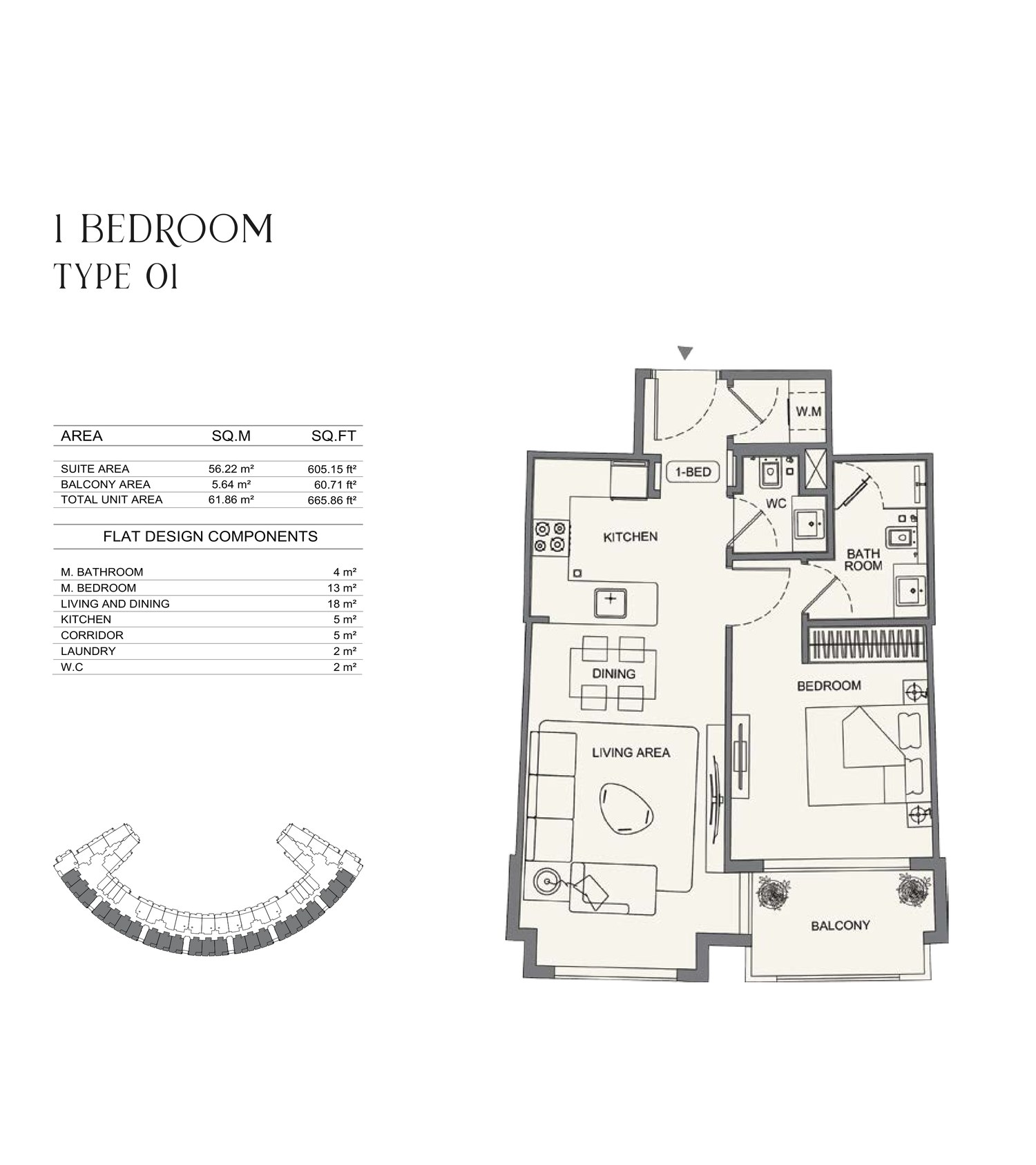 1 Bedroom