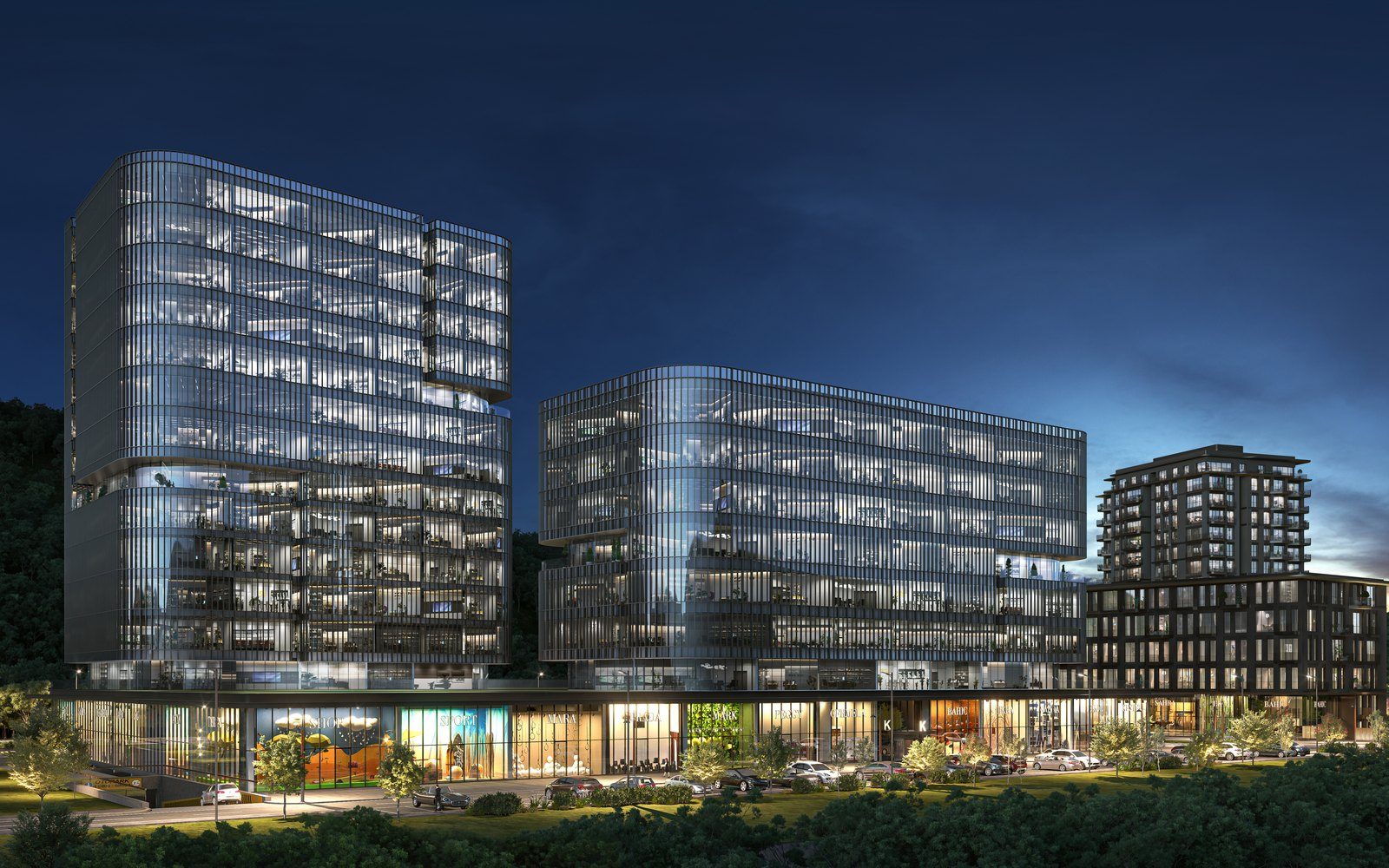 Facing the Belgrad Forest, an outdoor pool & green courtyards