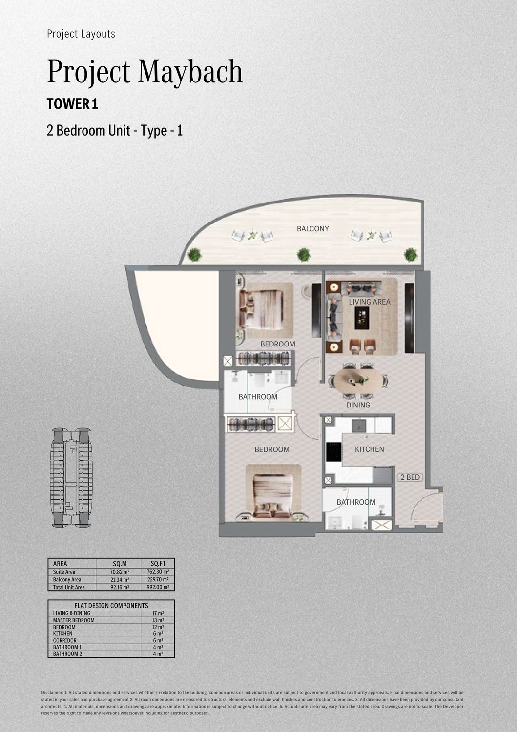 2 Bedroom